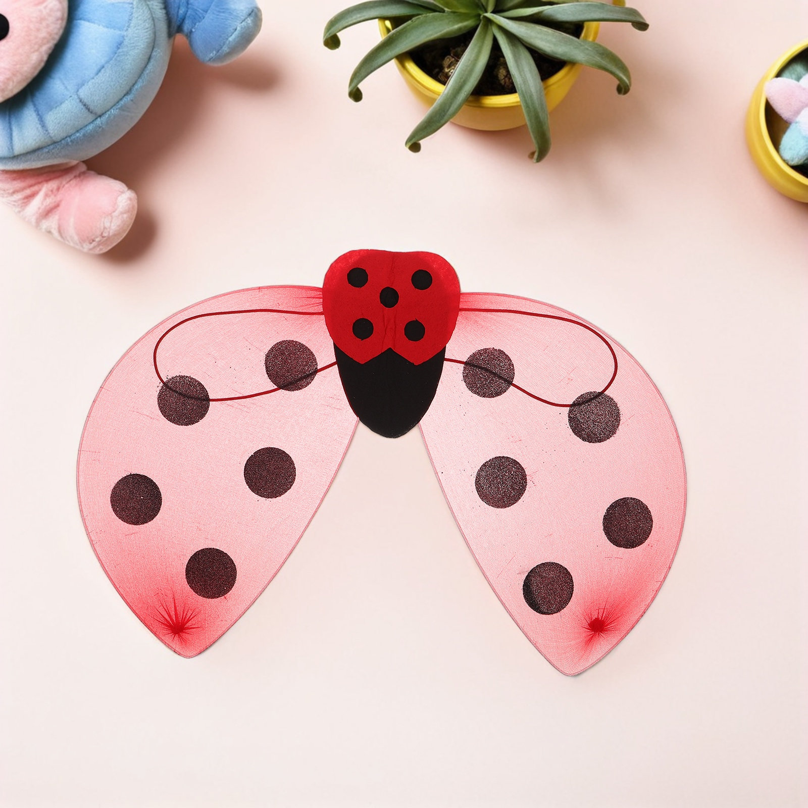 Ladybug Wings for Dress Up Cos - Easy Cosplay Prop ulasan dan harga