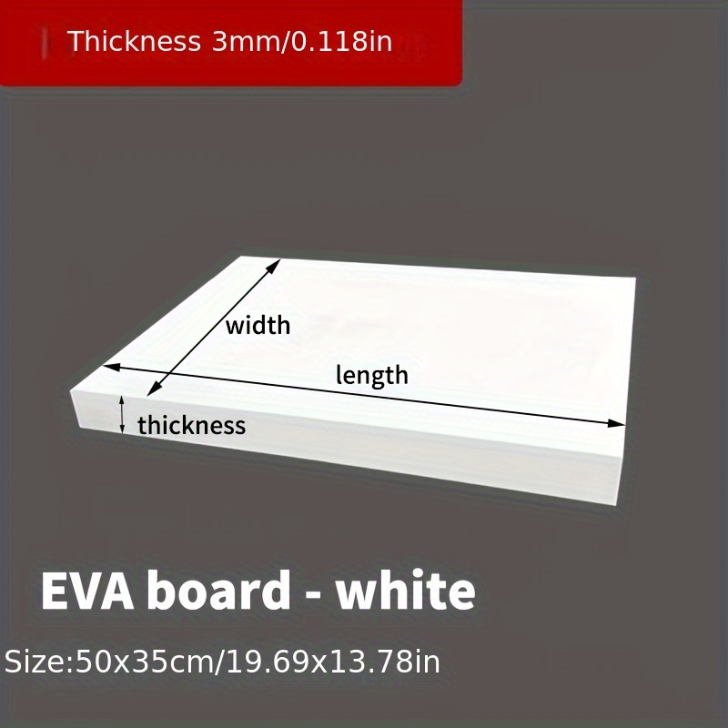 EVA Foam Board 14x19 Inch, 3mm - Cosplay Prop Foam Board ulasan dan harga