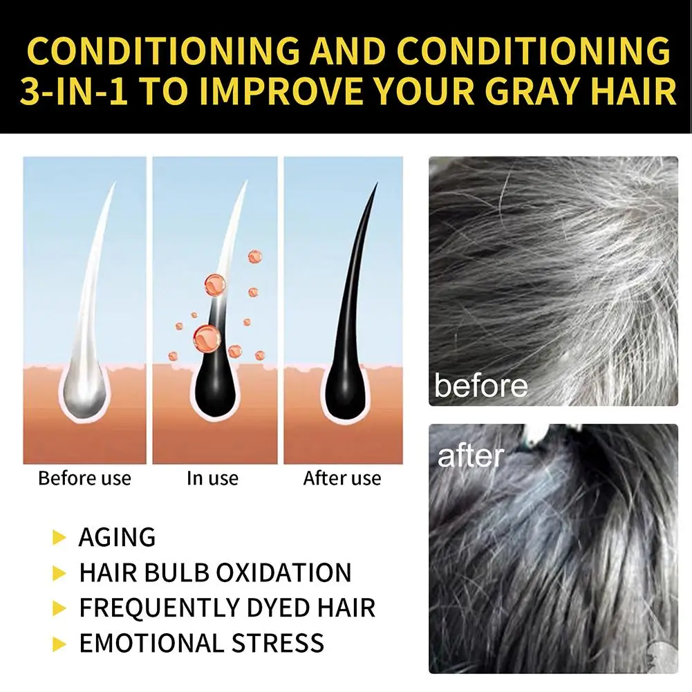 100ML Magic Natural Herbal Hai - Hair Spray Color ulasan dan harga