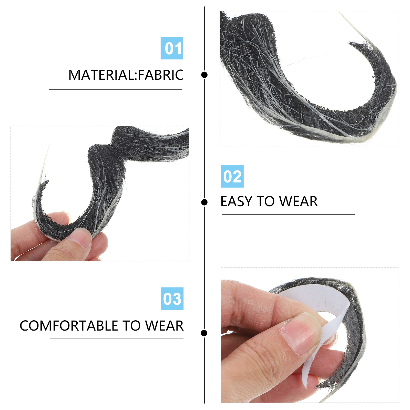 Realistic Fake Beard Lifelike  - Easy Cosplay Prop ulasan dan harga
