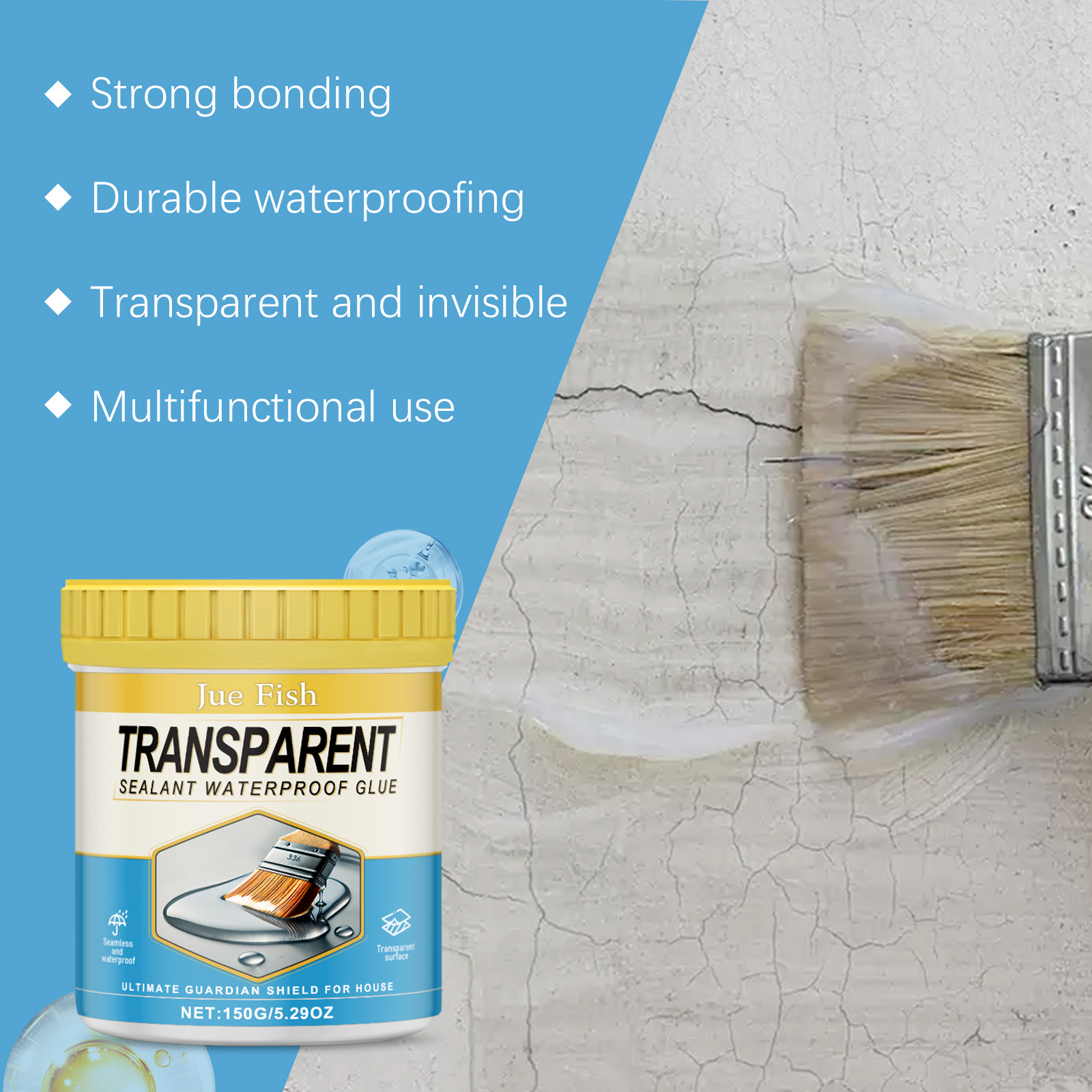Home Transparent Waterproof Ad - Contact Cement Glue ulasan dan harga