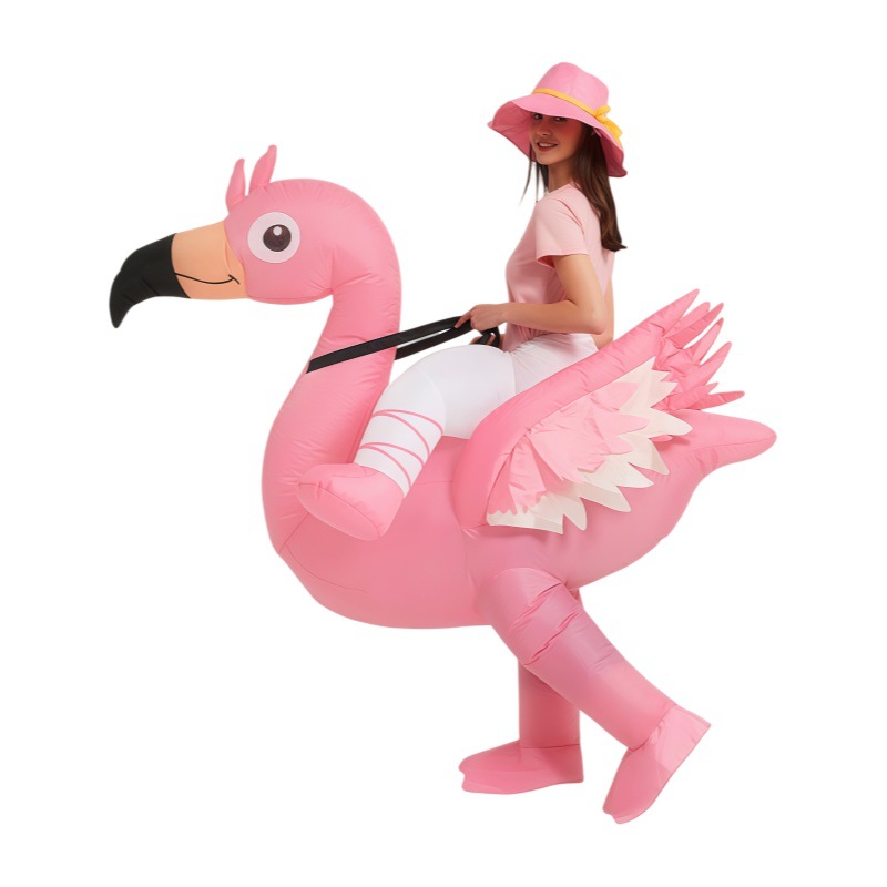 Pink Flamingo Inflatable Costu - Cosplay Prop ulasan dan harga