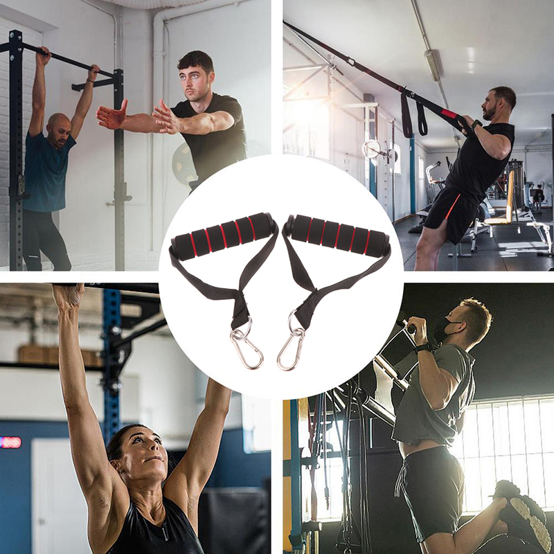 1Set D-Ring Metal Gym Handles  - D Ring Strap ulasan dan harga