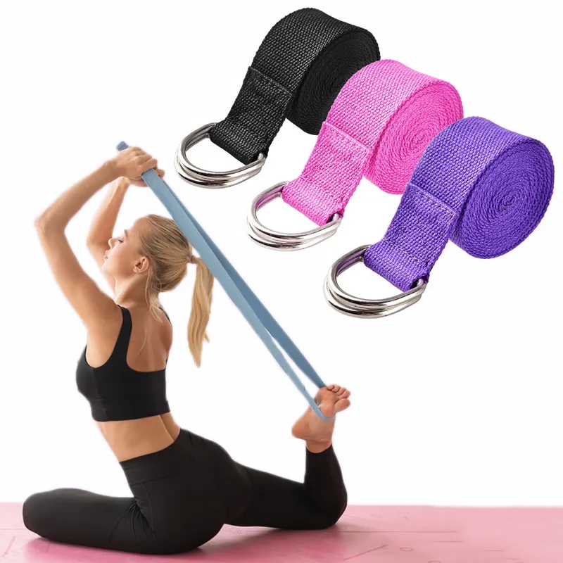 183*3.8cm Yoga Strap Cotton Ex - D Ring Strap ulasan dan harga