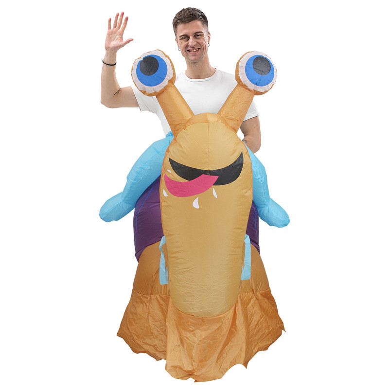 Riding Snail Inflatable Costum - Cosplay Prop ulasan dan harga