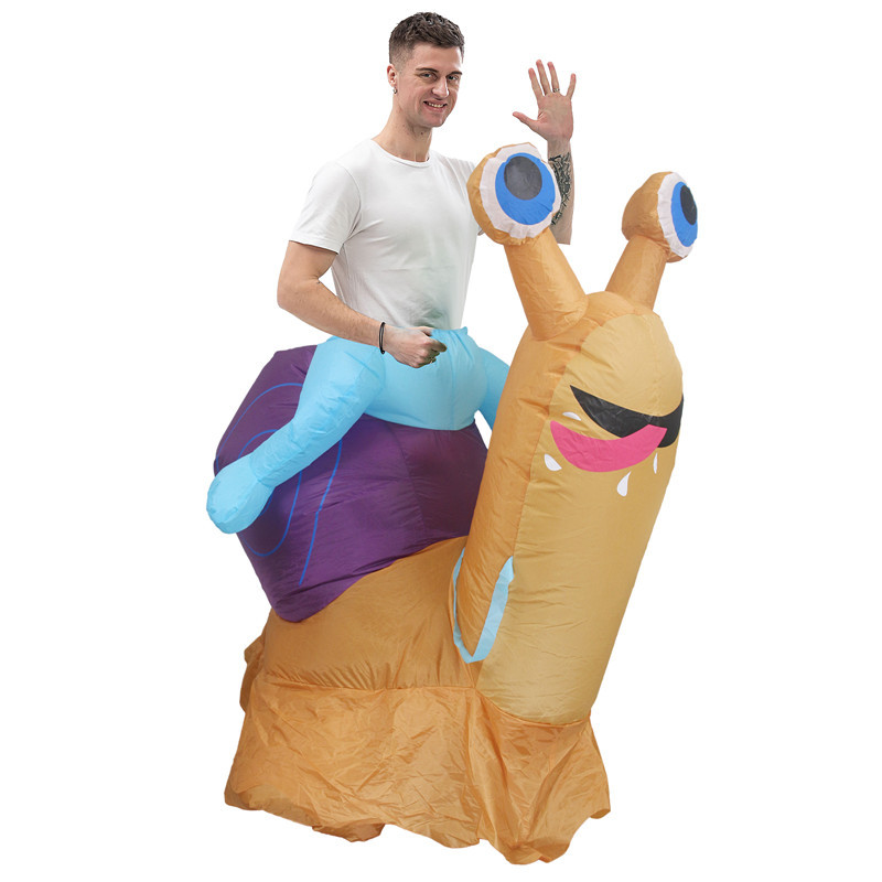 Riding Snail Inflatable Costum - Cosplay Prop ulasan dan harga
