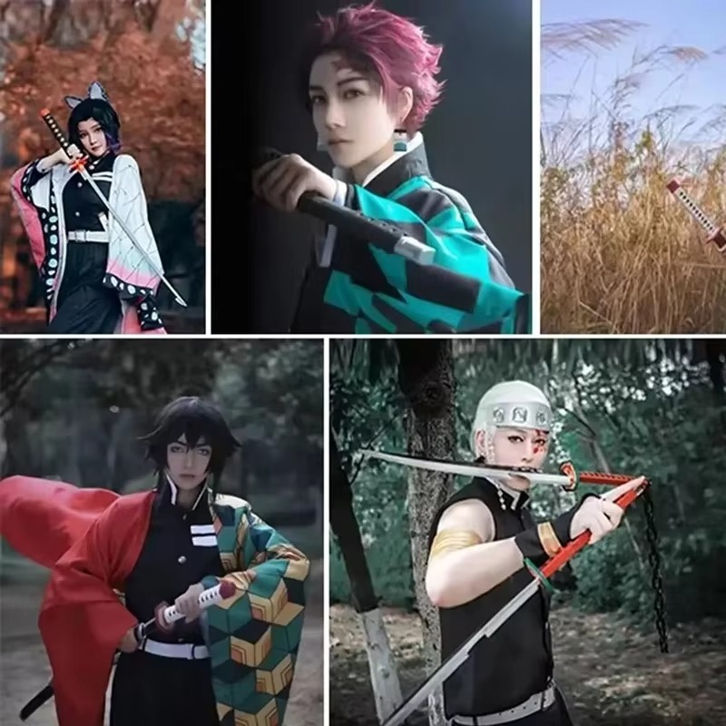 41in/104cm Demon Slayer Katana - Cosplay Prop Dagger ulasan dan harga