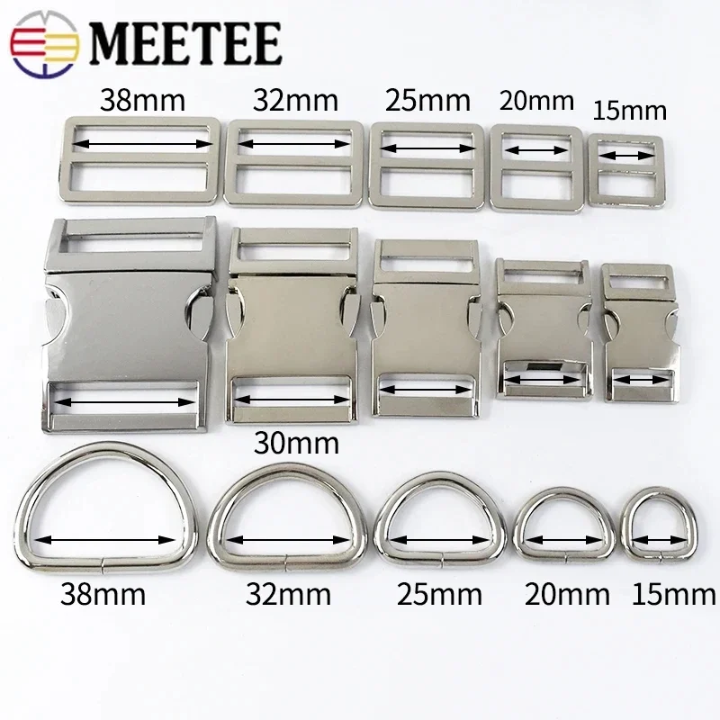 1/2Set 15-38mm Metal Backpack  - D Ring Strap ulasan dan harga